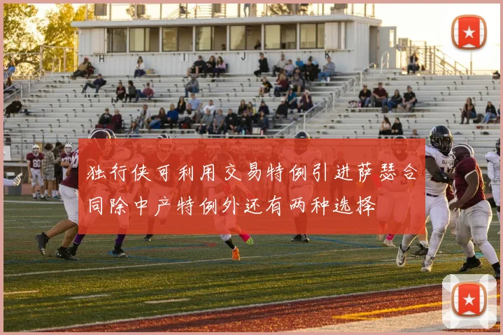 独行侠可利用交易特例引进萨瑟合同除中产特例外还有两种选择